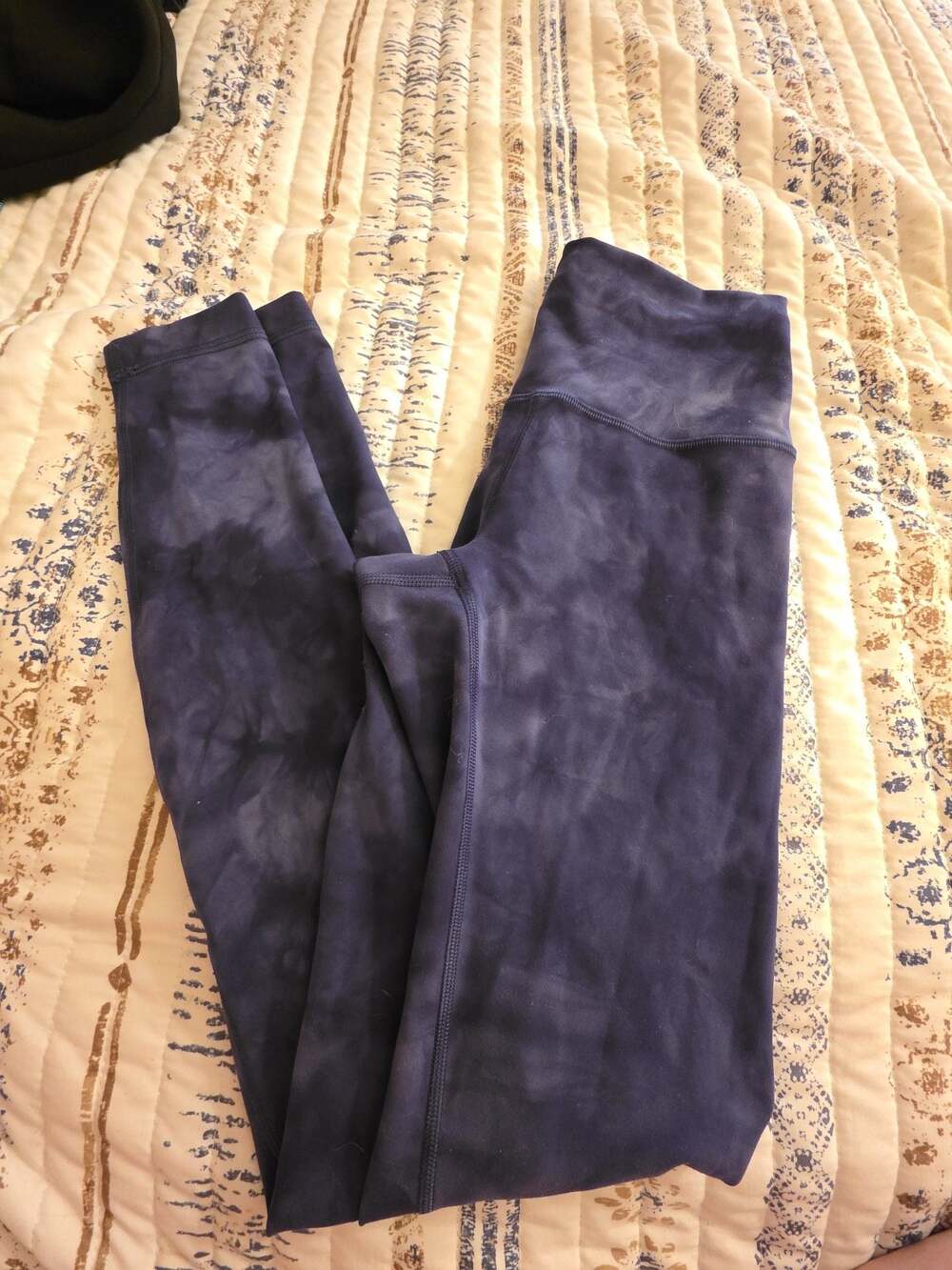 Lululemon Wunder Train High-Rise Tight 25" in Diamond Dye Shade Naval Blue